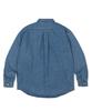 DE GRAND MATIN Over Fit Logo Denim Shirt_Medium Blue