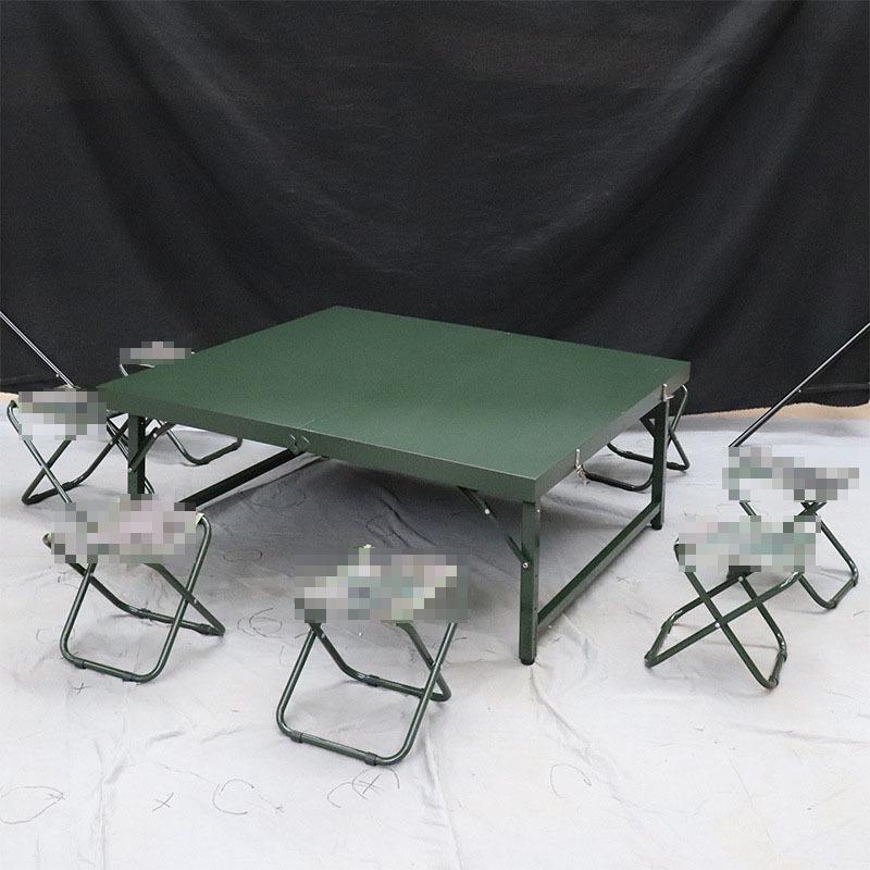 Foldable Steel Outdoor Dining and Conference Table 100x100 cm Table