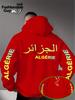 Men's Algeria ALGERIE Arabic Text Sports Hoodie Gradient Letter Print Black Oversized Pullover Streetwear Sweatshirt Autumn