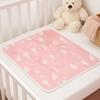 Cotton Material Portable Changing Pad Foldable Design Reusable Pad  Travel Use