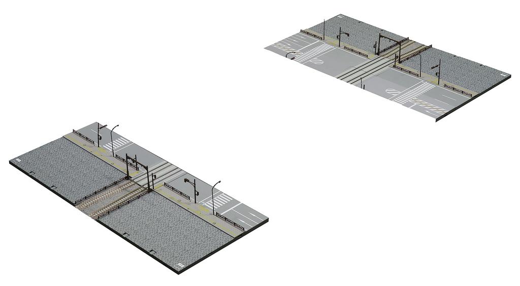 KATO N Gauge TV4 Unitram Railway Access Track Set 40-814 Railway Model Supplies
