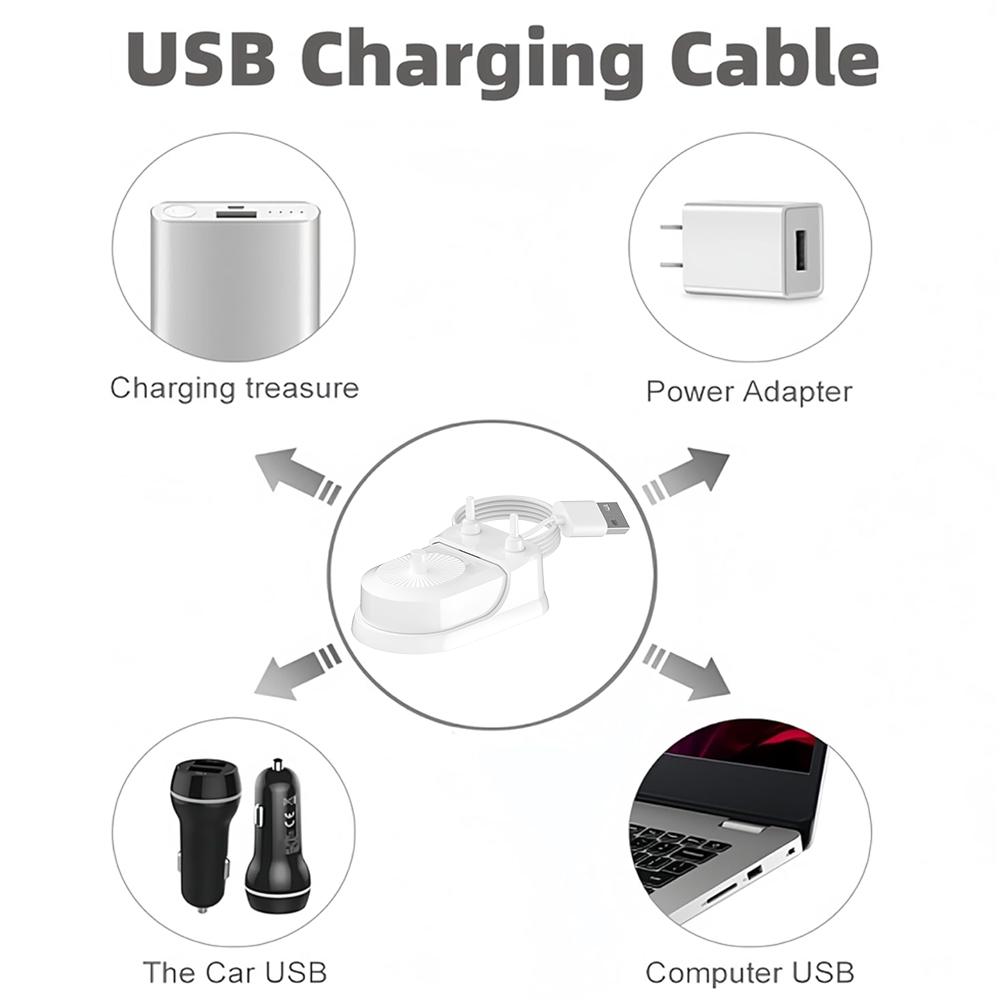 Náhradní nabíjecí základna pro elektrický zubní kartáček Philips, indukční nabíjecí stojan s držákem na uložení kartáčkových hlav pro Sonicare