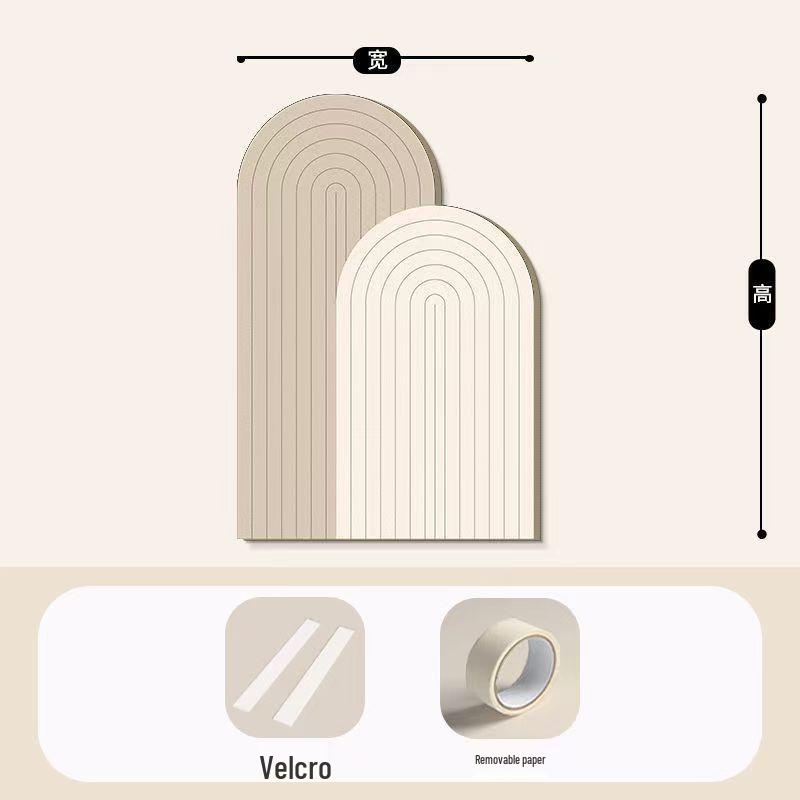 Selbstklebender Filz-Wandaufkleber: Kollisionsschutz, Schmutzabweisend, Dekorative Abdeckung für Wohnzimmer-Wandverkleidungen und Wandunebenheiten