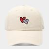 New simple overlapping love embroidery baseball cap couple outdoor sports and leisure versatile sunshade cap
