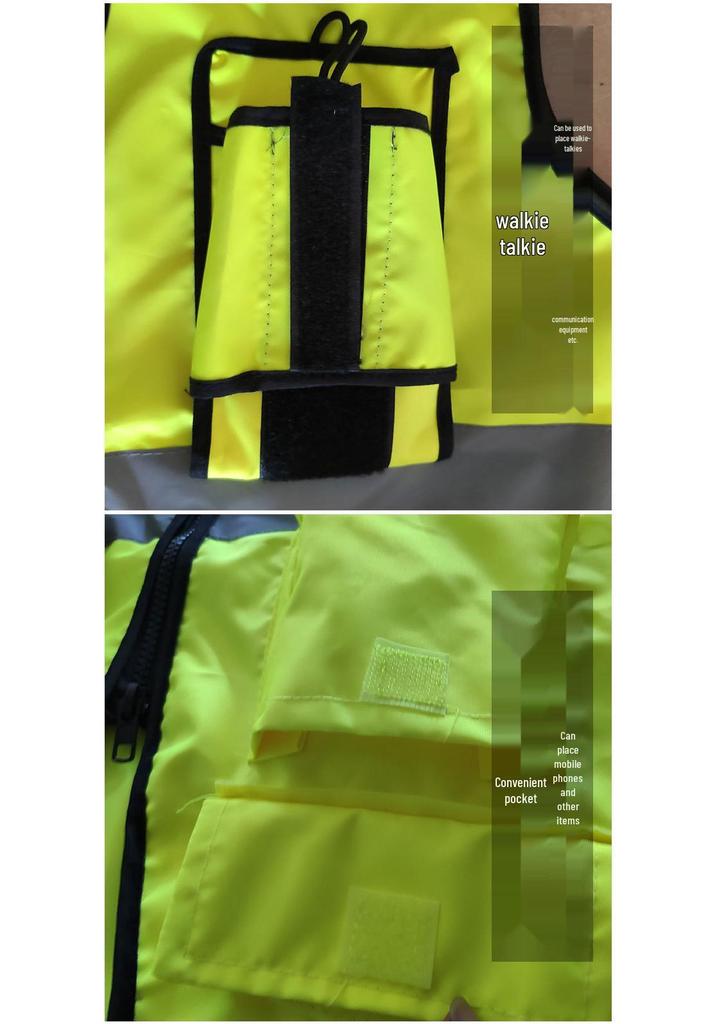 Customizable Waterproof Reflective Motorcycle Safety Vest