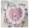 Toddler Girls' Cartoon High-Neck Sweatshirt, Autumn/Winter 2025, Velvet Pullover, Cute and Stylish