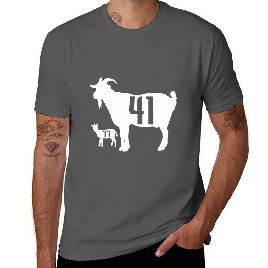 The Goat Dirk Nowitzki And Luka Doncic Tshirt Graphic Print Short Sleeve Tshirt