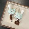 Cute Cartoon Plush Doll Keychain  Plush Toy Keychain Pendant Creative Kawaii Backpack Decoration Accessories Gifts