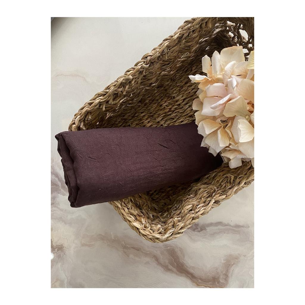 Hijab-Schal aus Bambus, Marineblau