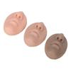 3pcs Silicone Nose Mouth Model Professional Soft Flexible Reusable Simulation Silicone Piercing Model