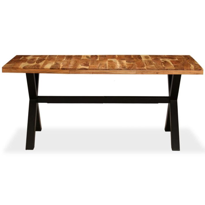 VidaXL Table de salle à manger Bois d'acacia et manguier 180x90x76 cm