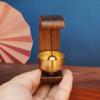 Magnetic Wooden Doorbell Dopamine Wind Chime for Entryway, Shop Entry Reminder Bell, New Chinese Style Decoration