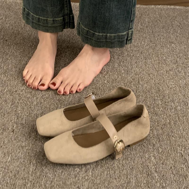 Fashion Bailamos 2025 New Brand Women Flat Shoes Fashion Round Toe Shallow Slip On Boat Shoes Soft Flat Heel Outdoor Dress Single Shoes