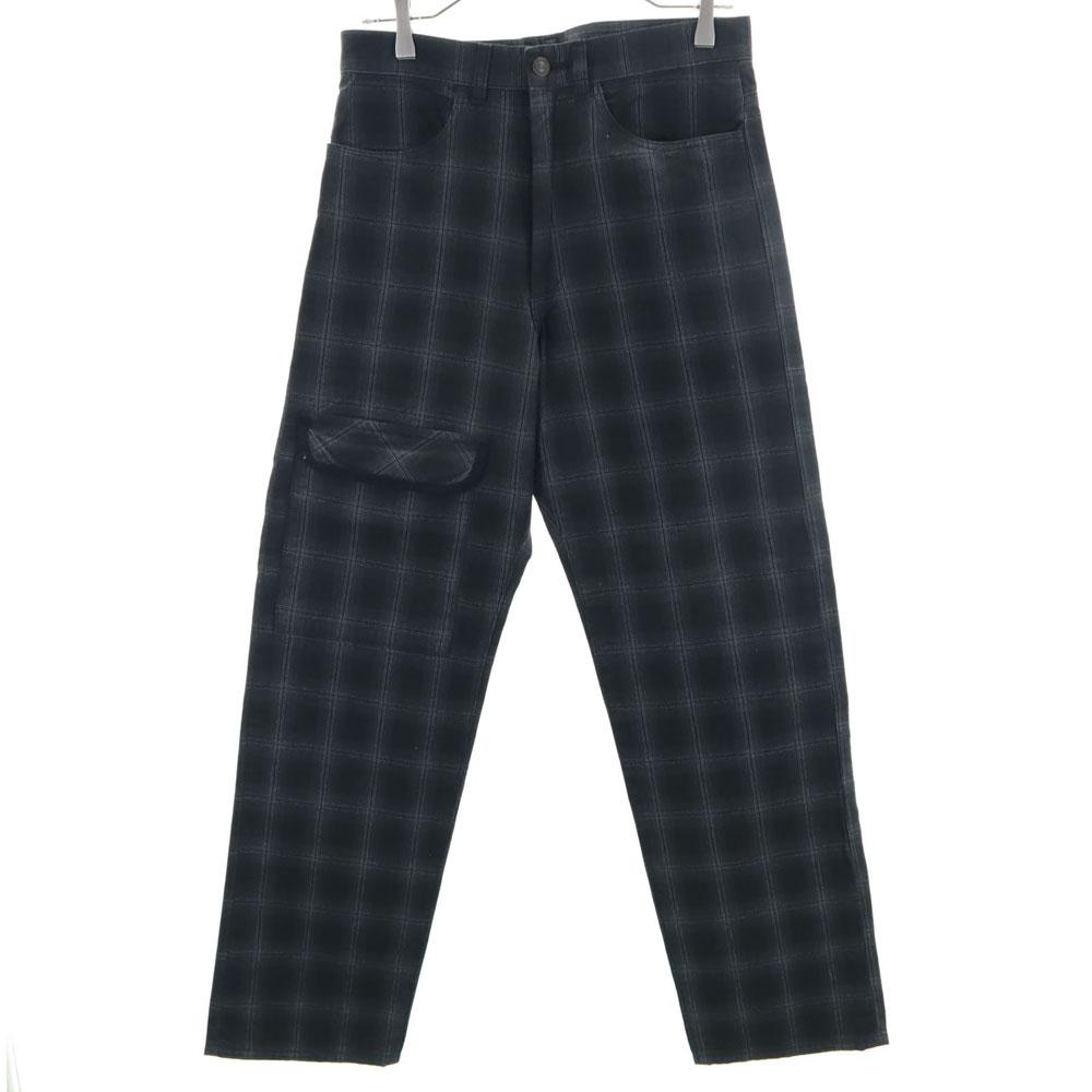 

NEPENTHES сделано в Японии Клетчатые длинные брюки S Черный Мужские Б/У