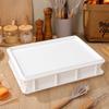 Commercial Stackable Pizza Dough Proofing Box Plastic Tray Moisture Retention Dough Storage for Home Bakery Plastic Pizza Box