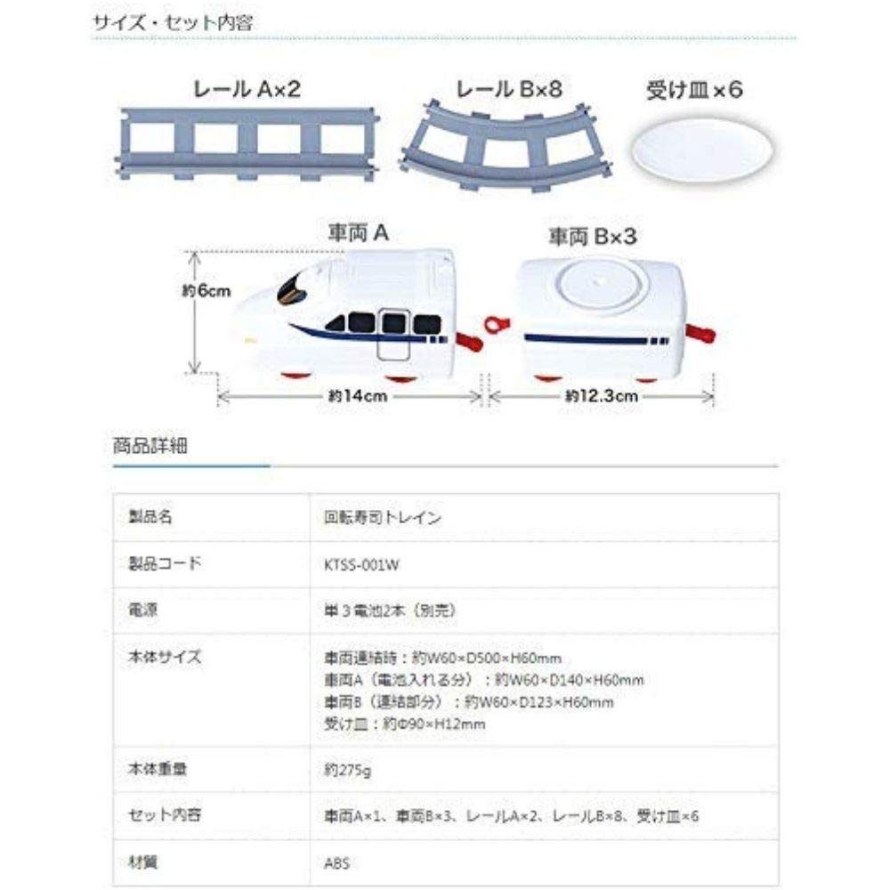 LITHON Rotating Sushi Train A Fun Toy for Kids and Children To Features an Electric Sushi Train with Making It a Great Birthday KTSS-001W - Enjoy.