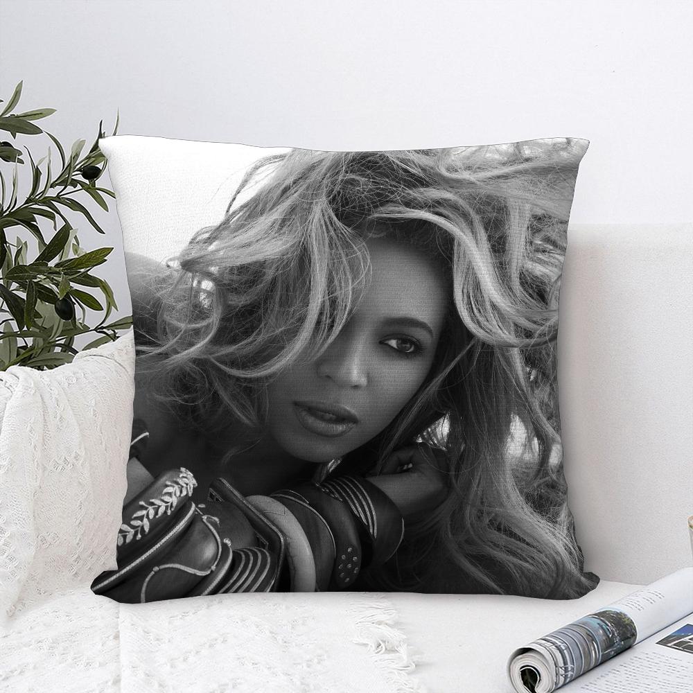 B-Beyonce Singer Pillow Case Plush Fabric Soft Pillowcase Double Sided Print Sofa Cushion Cover Throw Pillow Cover
