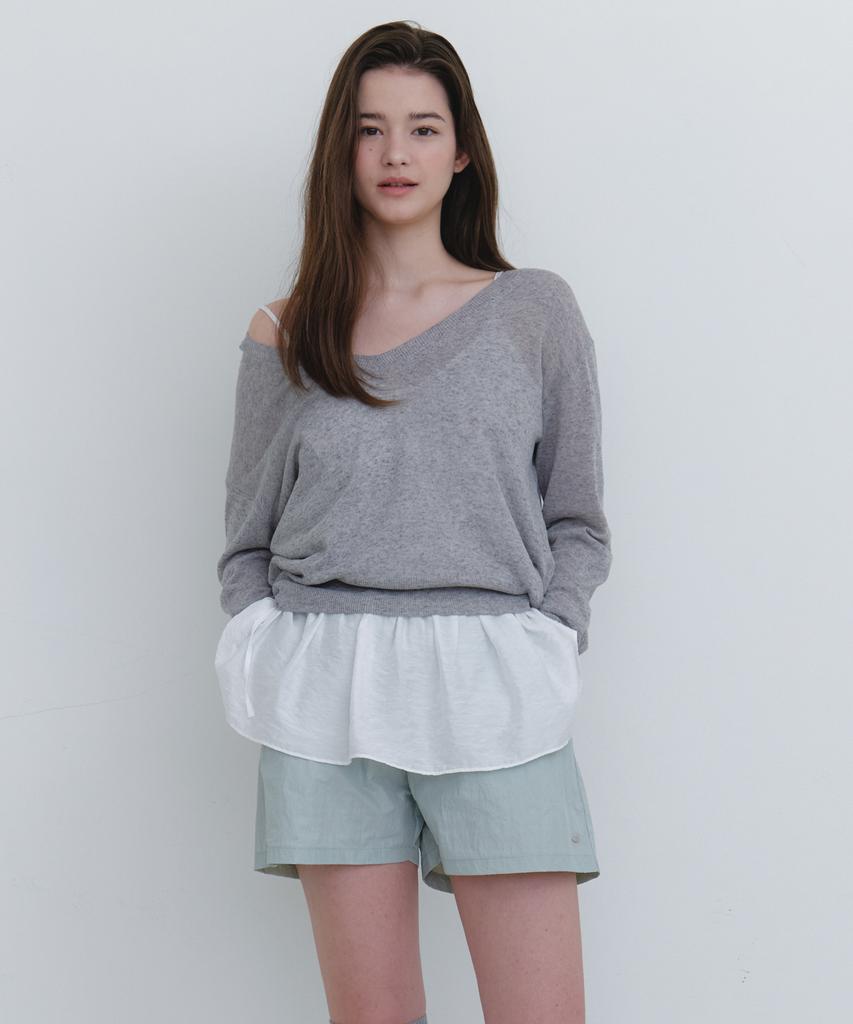 LETTERA Nylon Short Pants_4Color