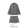 Araltay New Arrival Fashion Style Women's Clothing Fashion Trim Poplin Shirt Shorts 50631196 1255535