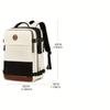 1pc Large Capacity Waterproof Laptop Backpack, Men's And Women's Travel Backpack With Shoe Compartment, Suitable For Business,school