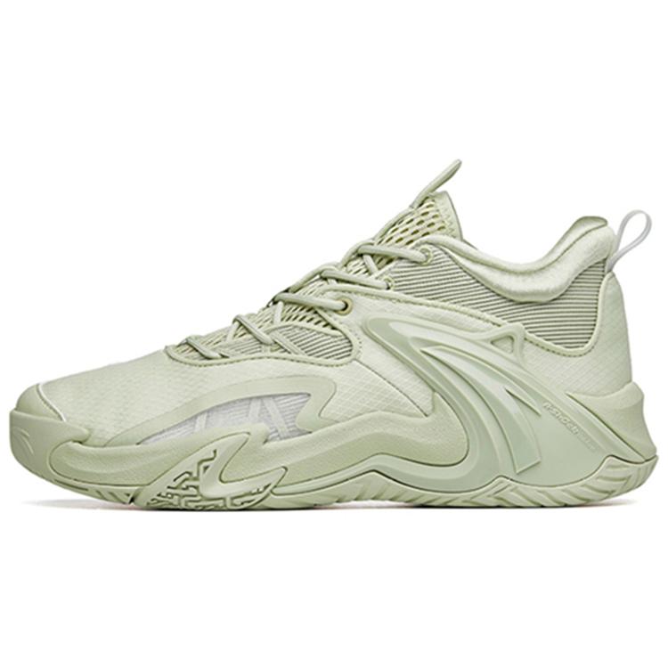 New Anta Airspace 3 Cushioning Anti Slip And Wear Resistant Low Top Performance Basketball Shoes Green 112211608-5