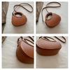 Fashionable Shoulder Bag for Women PU Messengers Bag Half Moon Crossbody Bag