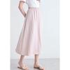 Betu Women's Summer High-Waist A-Line Midi Skirt