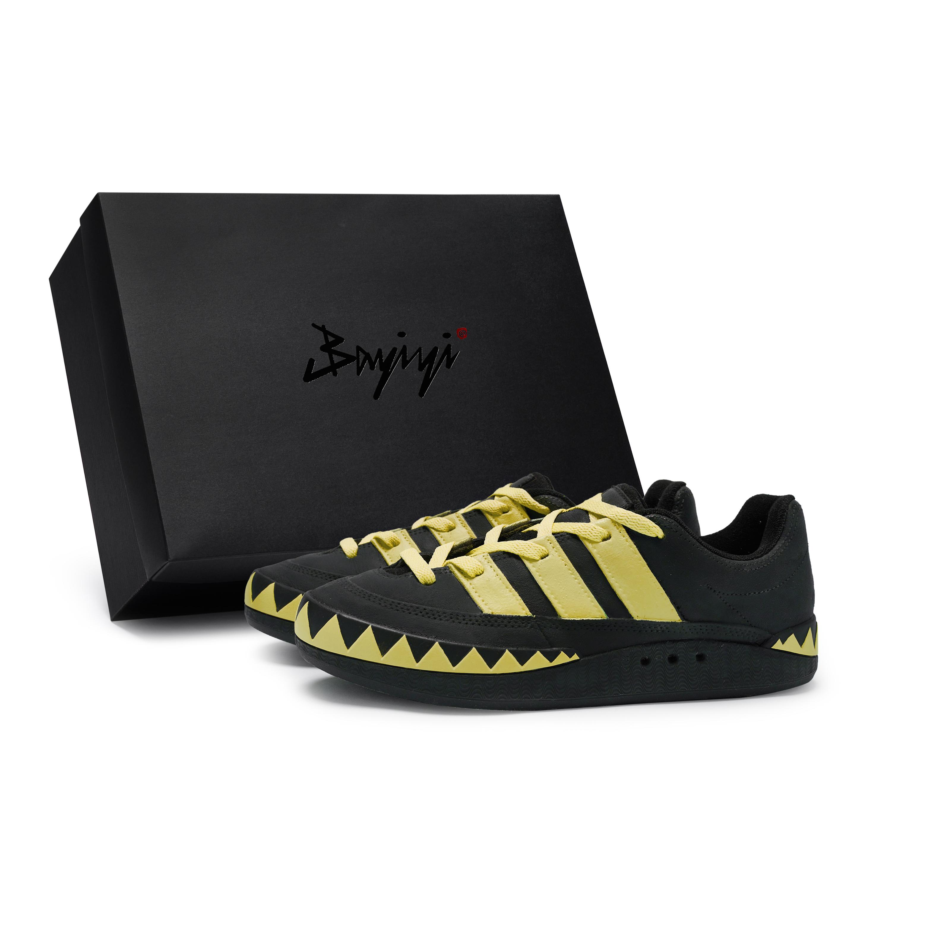 Adidas Originals Adimatic Skateboard Shoes Unisex Low top Yellow IE7363(Team80-S-BOX) 36