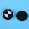 Interior Mouldings New 2025 1Pc ABS 74mm 82mm Car Front Hood Badge Logo Rear Trunk Emblem for BMW M Performance E46 F10 F30 E39