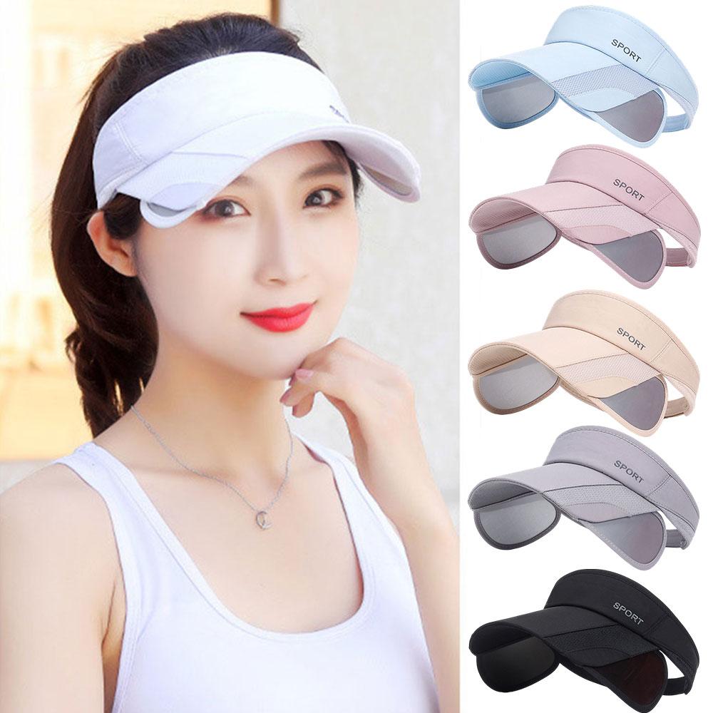 Summer Outdoor Sports Sun Hats Ultra Wide Brim Visor Caps For Women Men UV Protection Sunshade Hat Adjustable Sunscreen Hat