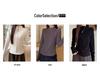 Women's Fleece-Lined Half-Zip Turtleneck Long-Sleeve Base Layer for Autumn/Winter