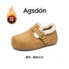 Fleece Muller shoes women's new winter all-inclusive platform cotton shoes, one pedal snow fluff shoes
