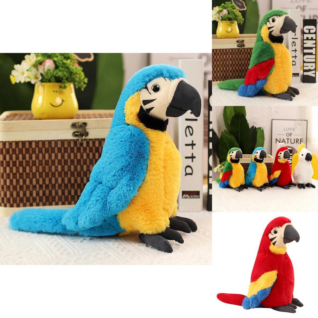 Macaws Soft Plush Doll With Realistic Design For Nursery And Classroom Use