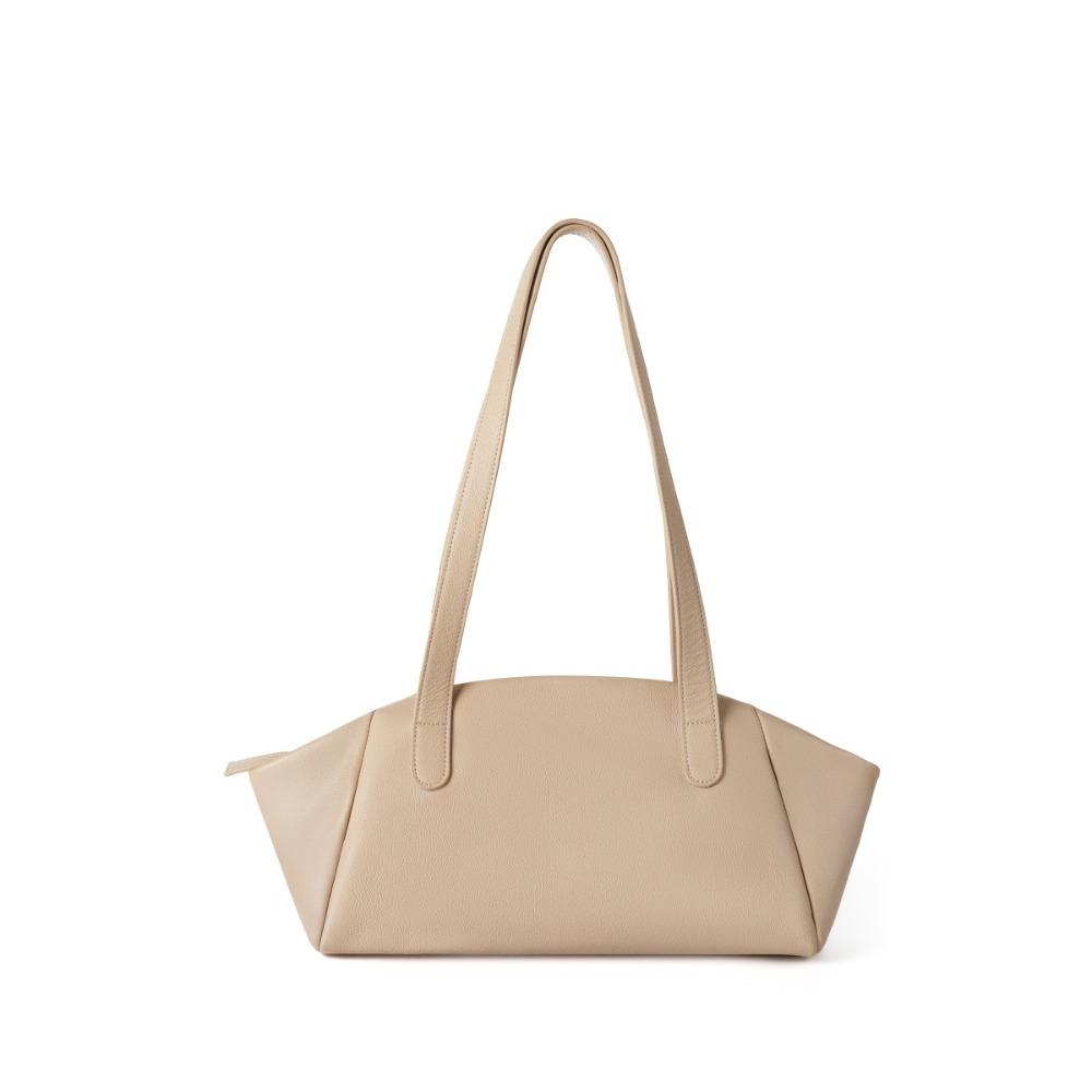 

Простая наплечная сумка-крыло большой вместимости, кожаная сумка-тоут, модная портативная женская сумка абрикосовый