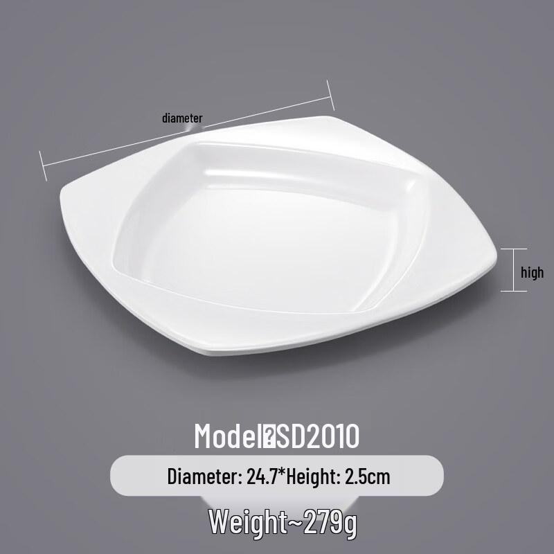 A5 Melamine Commercial Serving Plate