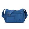 Borsa a tracolla in nylon multi-tasche con tracolla larga regolabile Borsa a spalla casual per donna Viaggi quotidiani