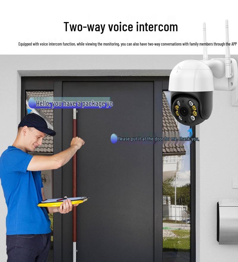 Huawei 8MP Wireless Surveillance Camera with Zoom, Home Monitoring, Waterproof, Hisilicon Chip, WIFI.