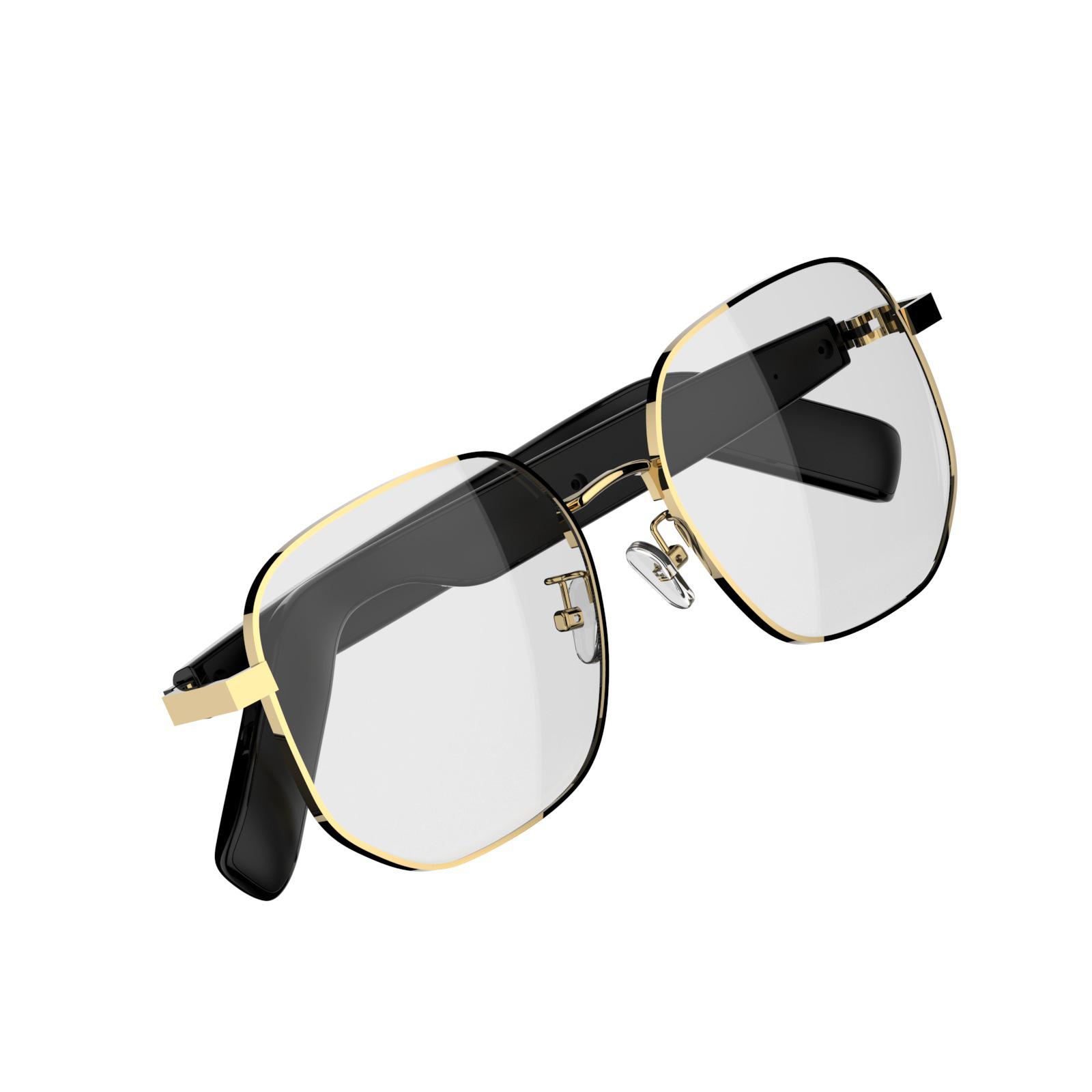 

Smart Bluetooth Audio Glasses: Real-time AI Translation, UV Protection, Music Listening, Advanced Tech. чорний