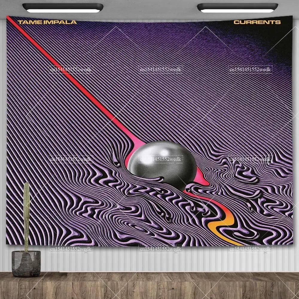 Tapestry music album tame impala currents 75x100 чёрный