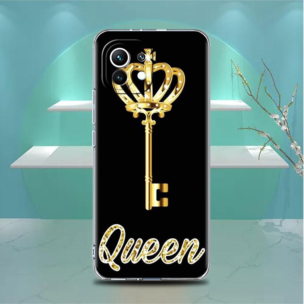 

Прозрачный чехол для Xiaomi Mi Poco X3 NFC M3 Pro F3 F1 11 Lite 12 Note 10 11T 9T Прозрачная крышка для телефона Корона Redmi Note 9S