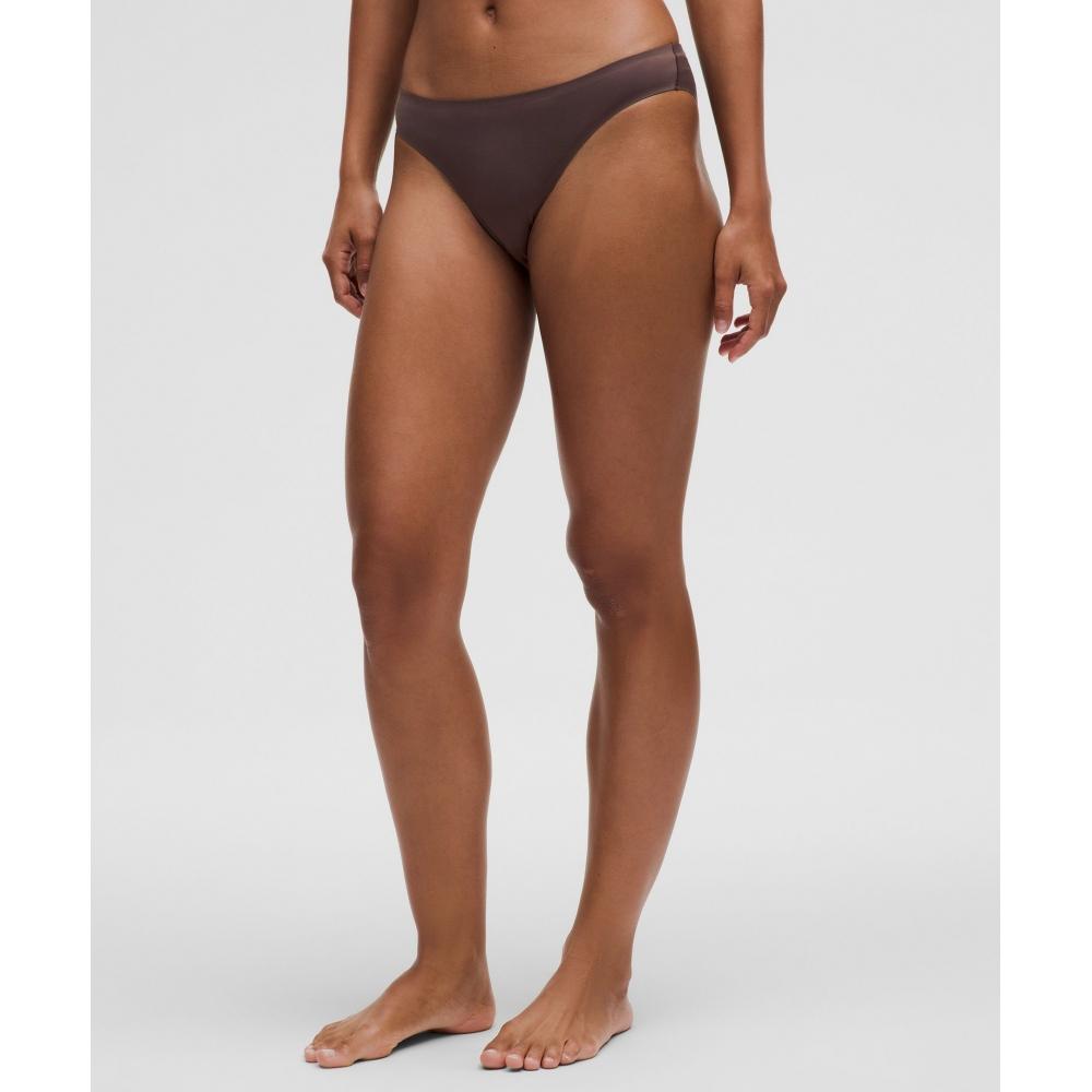 Lululemon Wundermost Ultra Soft Nulu Mid Rise Bikini Underwear  3 Pack Black Riverstone Espresso