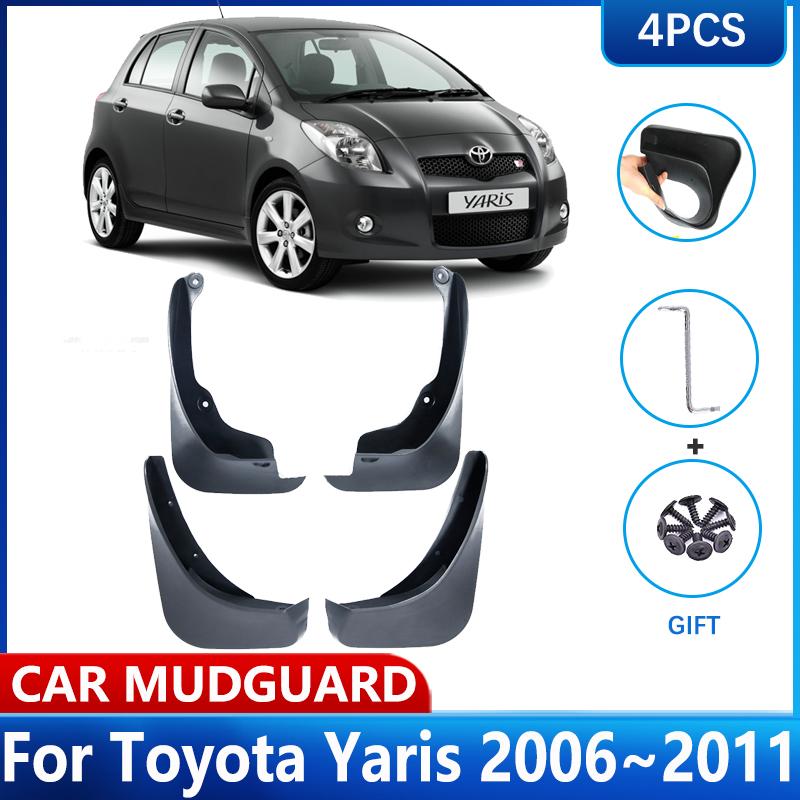 

Car Mudguards For Toyota Yaris Accessories Vitz XP90 2006~2011 Hatchback MudFlap Front Rear Wheel Fender Mud Guards Splash