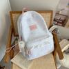 Schoolbag spring new Korean style INS forest style fairy gentle elementary school backpack high appearance sweet travel backpack