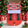 Christmas Gift Card Booklet Handmade Merry Christmas Gift Card Book Pull-out Design DIY Wow