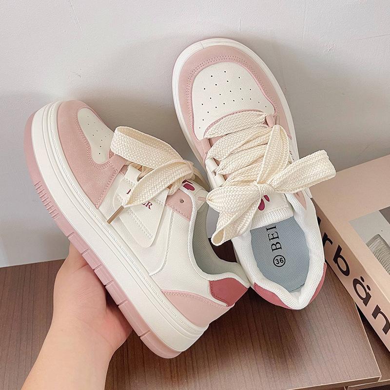 

Little white shoes women s spring and autumn new trendy with niche platform sports and leisure student sports board shoes 35