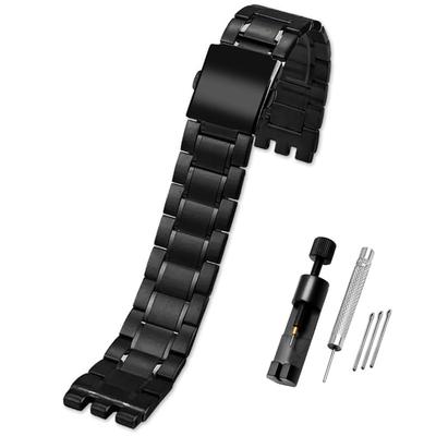 Pulseira de Relógio de Aço Inoxidável de Substituição ZHUOLEI para Relógios Swatch 19mm e 21mm 3 Remoção de Molas e (Inclui Barras, Ferramenta, Caixa)