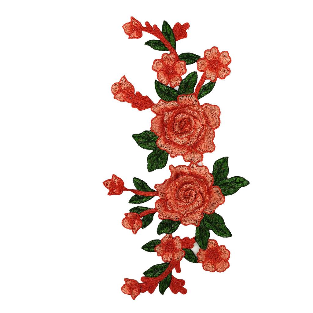 12-Color 3D Water-Soluble Embroidery Appliqué Ethnic Style Clothing Patch