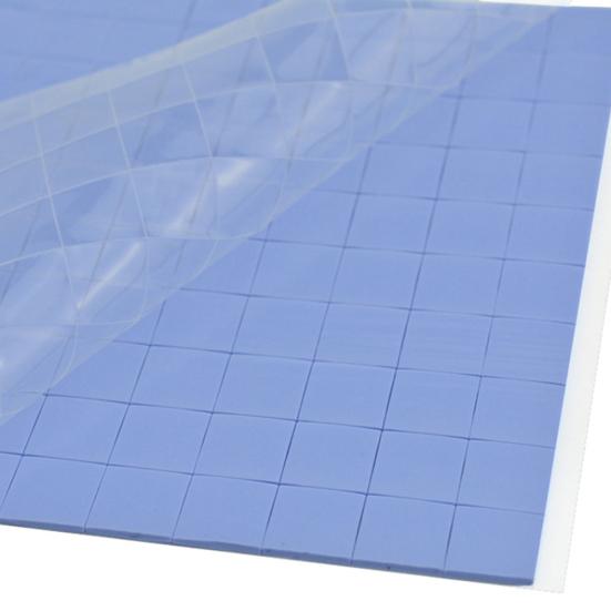 100 Stück 10 x 10 x 1 mm Wärmeleitpad, GPU-Kühlkörper, kühlendes, leitfähiges Silikonkissen