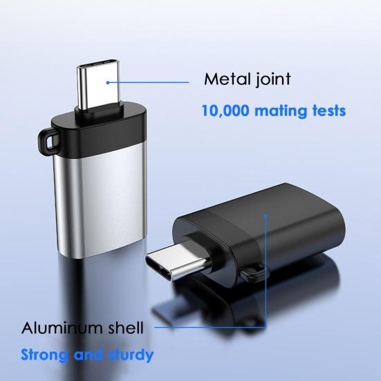 USB 3 Female Male OTG Converter to Type-C Charge Data Sync Adapter