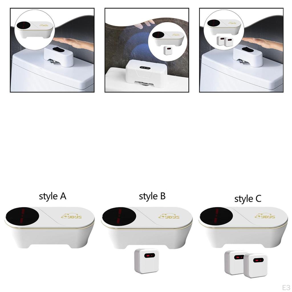 Automatic Toilet Flusher Touchless Flush Infrared Sensors Toilets Flushing System